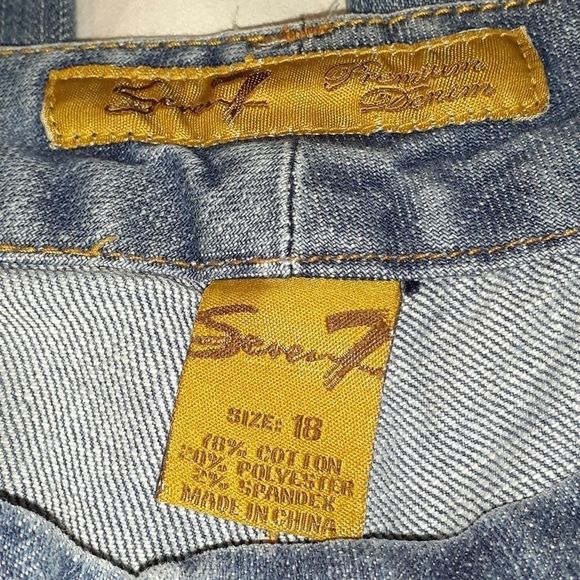 Seven 7 Bootcut‎ Premium Denim Jeans 18 Double 7s - Picture 3 of 9